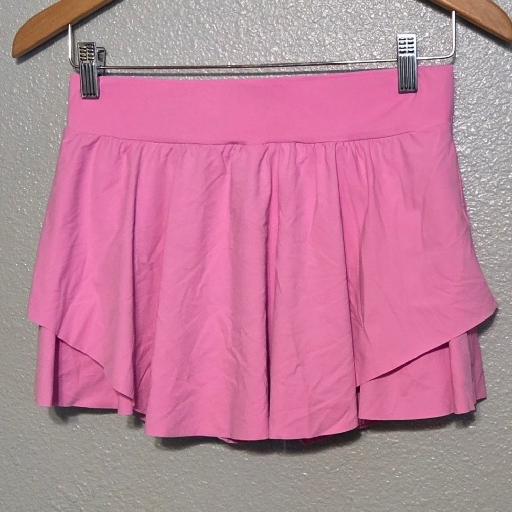 Indero Court Collection Athletic Skort Barbie Pink Medium Tennis Pickleball Golf